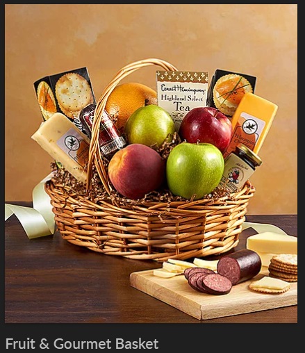 Gourmet Fruit Basket - Great Gift for Housewarming, Holidays, Birthdays, and Special Occasions